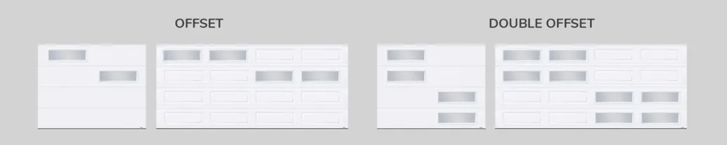 Window layout: Offset and window layout: Double Offset