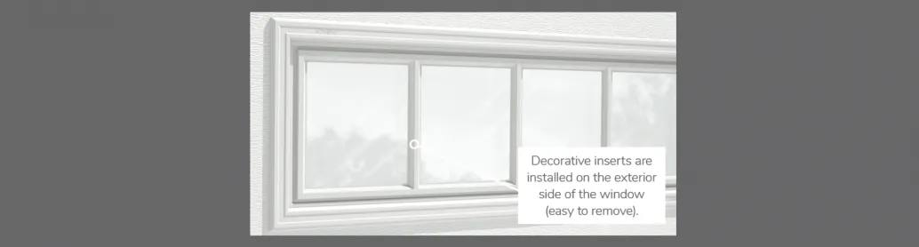 Richmond Decorative Insert, 40" x 13" or 21" x 13", available for door R-16 and R-12