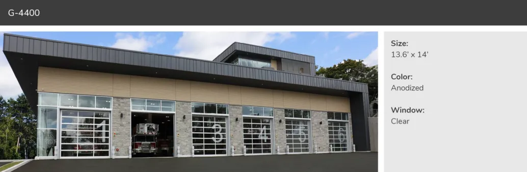 G-4400 13.6x14 Anodized Window Clear