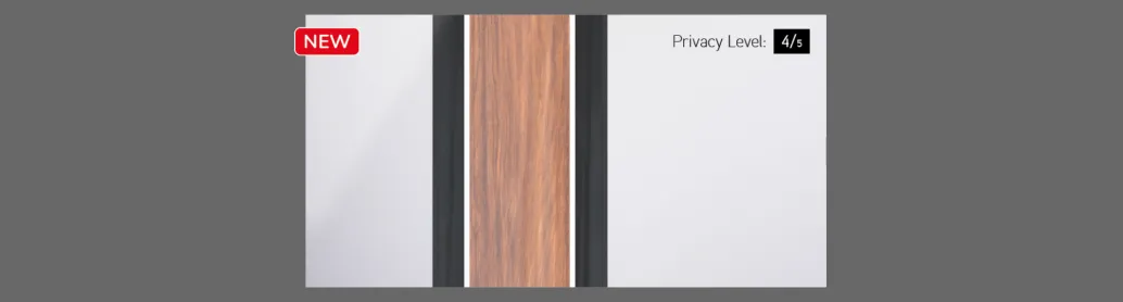 Zen Walnut Sandblasted glass, Available for door: R-16