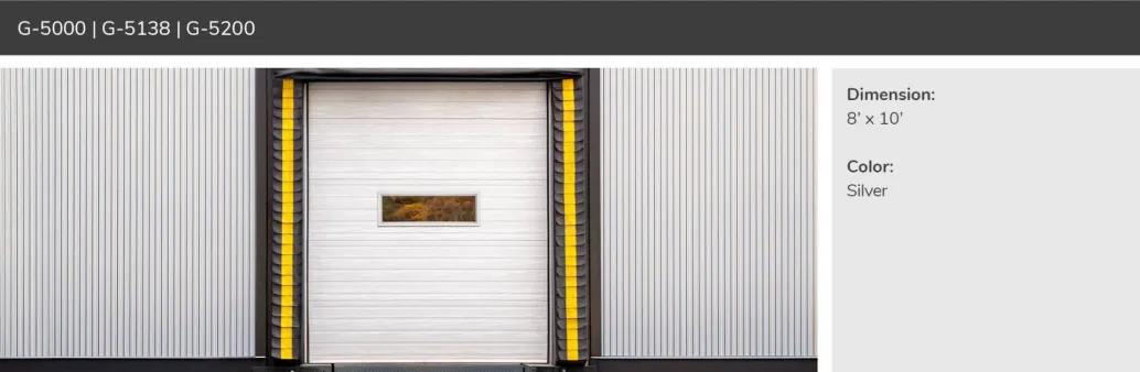 G-5000, 8' x 10', Silver, Standard Window