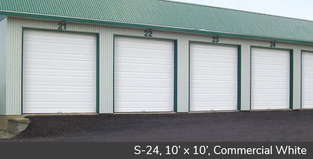 S-24, 10' x 10', Commercial White