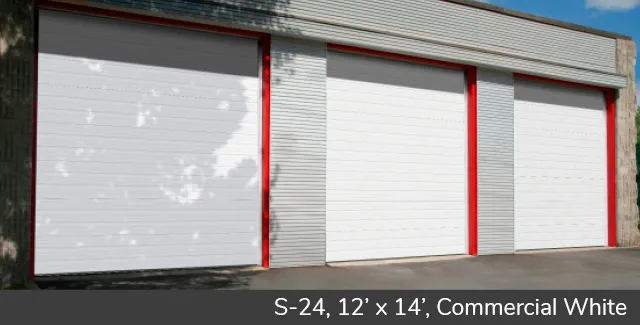 S-24, 12' x 14', Commercial White