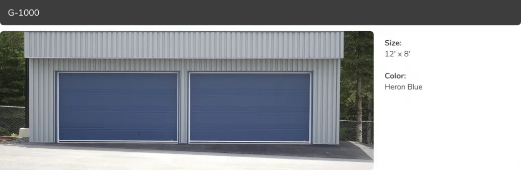 G-1000, 12' x 8', Heron Blue