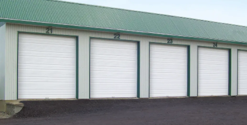 SSI-24 doors, 10' x 10', Commercial White