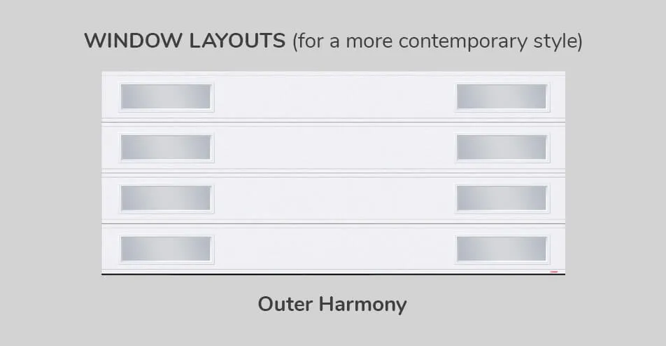 Window layouts, 16' x 7', Outer Harmony