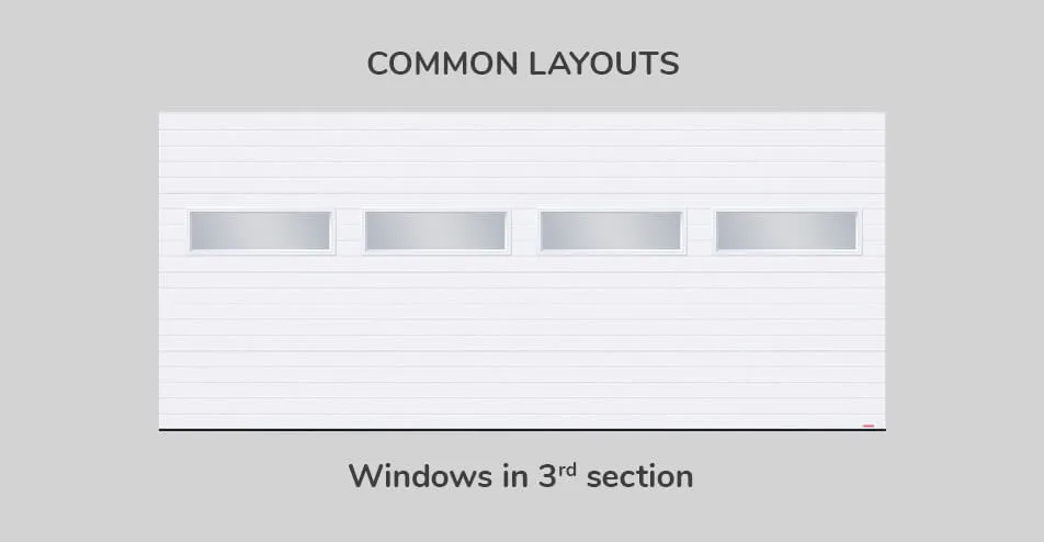 Common layouts, Windows in third section