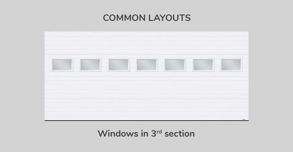 Common layouts, Windows in third section