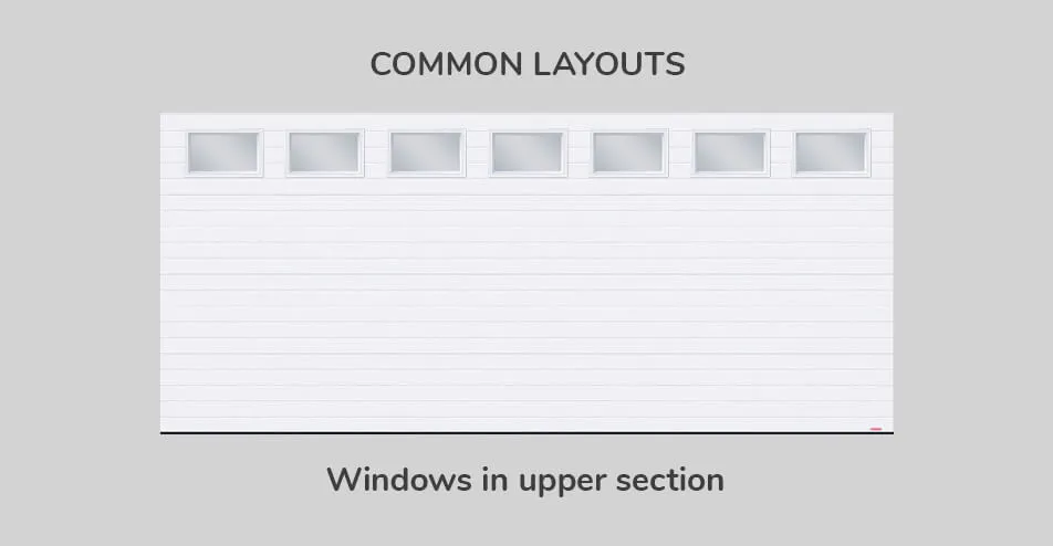 Common layouts, Windows in upper section