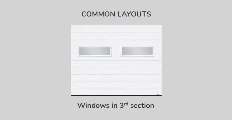 Common layouts, Windows in third section
