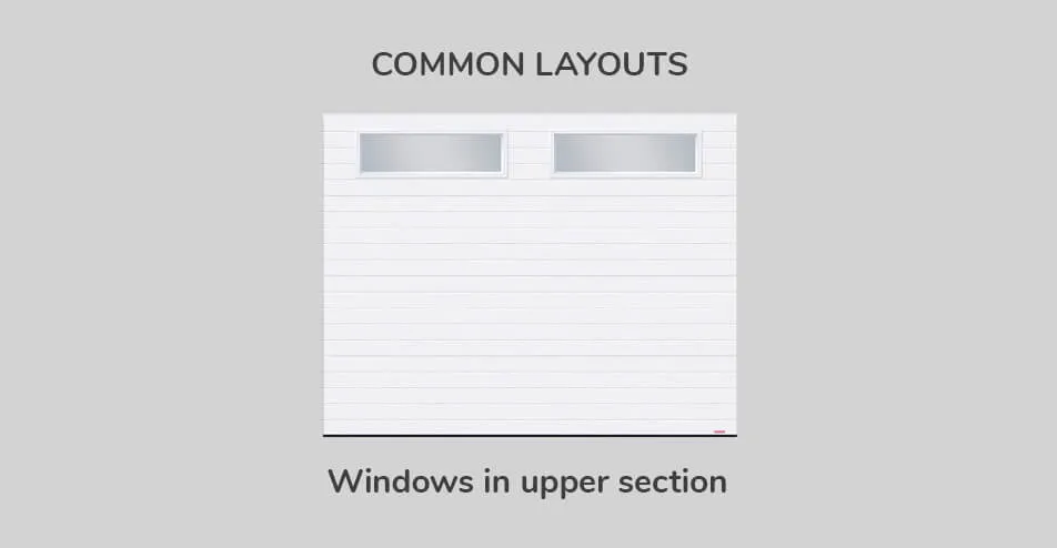 Common layouts, Windows in upper section
