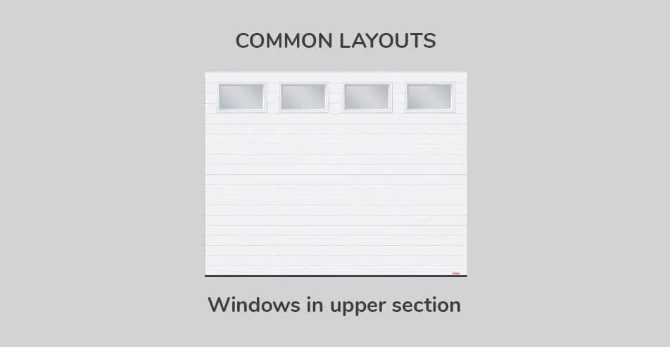 Common layouts, Windows in upper section