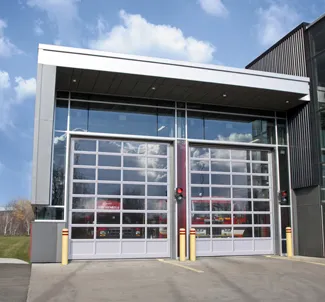 G-4400 Clear Anodized with Kick Proof, 14' x 16', Clear windows