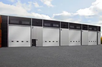 G-5000 Grooved, 20' x 20', Silver, Standard windows