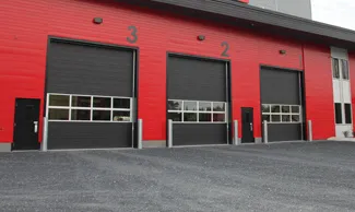 G-5000 Grooved, 14' x 16', Black, G-4400 Sections windows