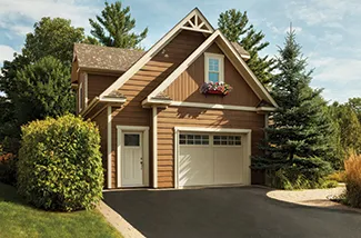 Eastman E-11, 10' x 7', Desert Sand door and overlays, Panoramic 8 lite windows