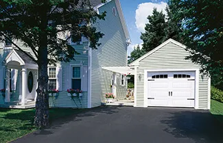 Standard+ North Hatley LP, 9' x 7', Ice White, Double Stockton Arch Inserts windows