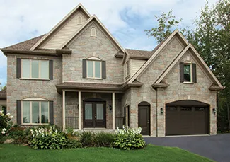 Standard+ Prestige XL, 13' x 7', Moka Brown, Clear windows