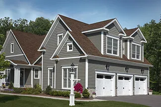 Village Collection X Layout, Flat base, 9' x 7', White, windows with Stockton Inserts