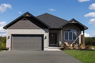 Standard+ Shaker-Flat XS, 16.5' x 8', Dark Sand, White Sandblasted windows