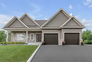 Standard+ Vog, 8' x 10', Moka Brown / Coordinated with Vog entry door from Novatech