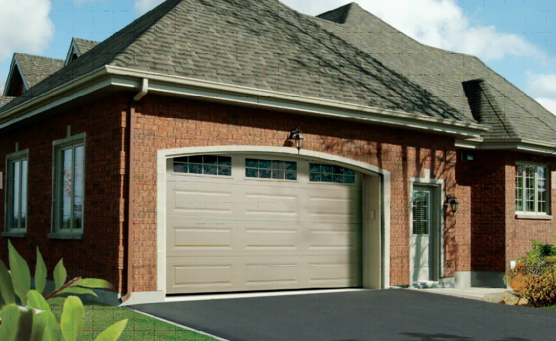 House with a garage door
