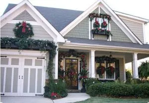 Garage door decoration