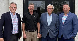 From left to right: Maxime Gendreau, Steve Palmer, Michel and Martin Gendreau