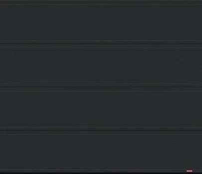 Moderno 2 beads garage door design in Black Colour