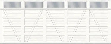 V Layout, 4-Slat Base - 5 bays