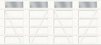 V Layout, Flat - 4 bays