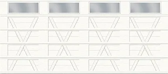 X Layout, 2-Slat Base - 4 bays