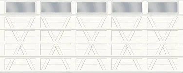 X Layout, 2-Slat Base - 5 bays