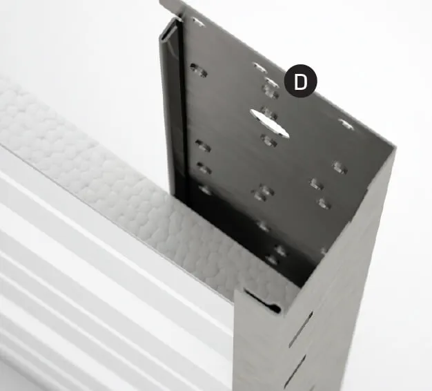 Center and end stiles drawing