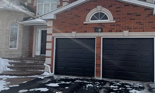 Standard+ Classic MIX garage doors, 8' x 7', Black