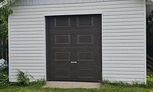 Acadia 138 Classic CC garage door, 6' x 7', Moka Brown