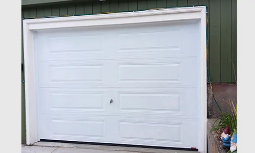 Standard+ Classic XL garage door, 9' x 6', Ice White