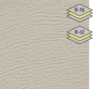 Claystone color for steel Garaga garage doors