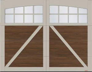 Arch Overlay Princeton Panoramic 4 vertical lites