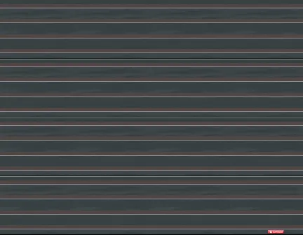 Garage door grooved model Iron Ore color