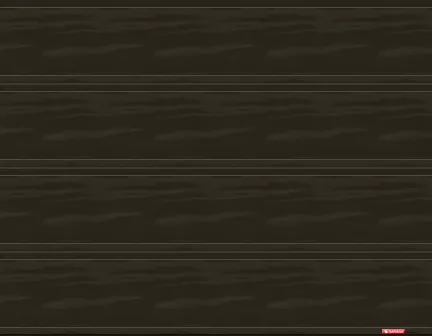 Standard+ Moderno 2 beads garage door, 9’ x 7’, Moka Brown