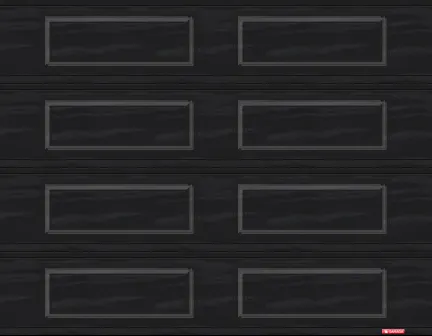 Garaga garage door in the Prestige XL style Black